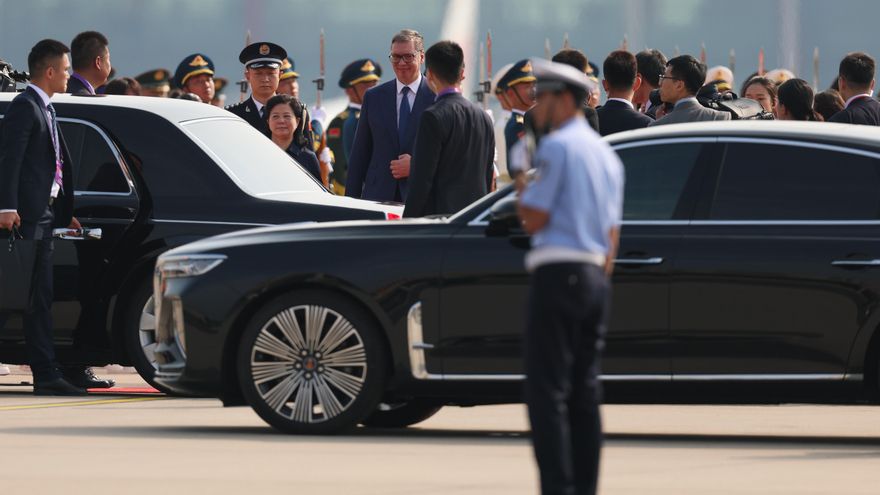 Vucic y otros líderes llegan a Pekín por el aniversario del fin de Segunda Guerra Mundial