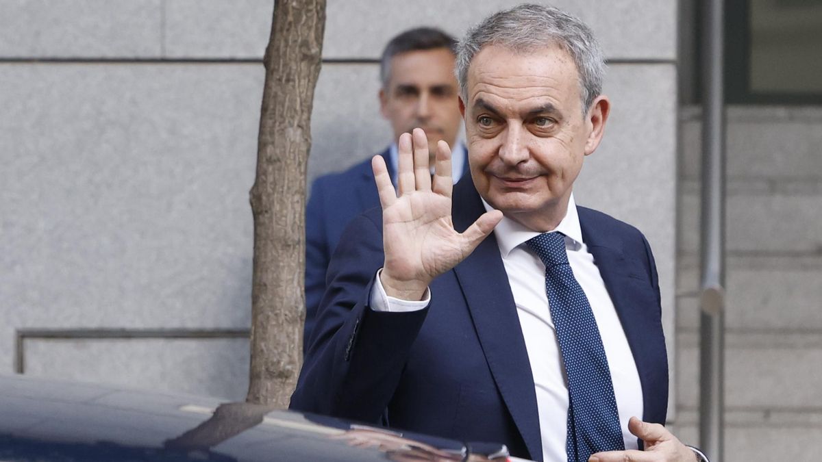 El expresidente del Gobierno, José Luis Rodríguez Zapatero, en la Audiencia Nacional. EFE/ J.J.Guillen