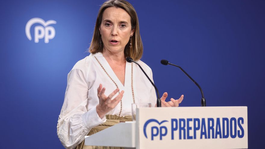La secretaria general del PP y portavoz del GPP en el Congreso, Cuca Gamarra, en una imagen de archivo.