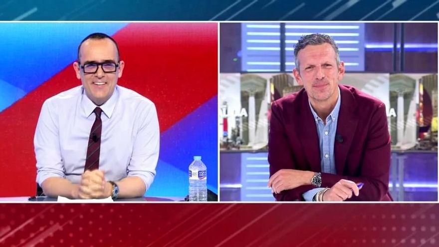 Risto bromeó con Joaquín Prat tras volver "entero" de grabar 'Planeta Calleja': "El culo desollado"