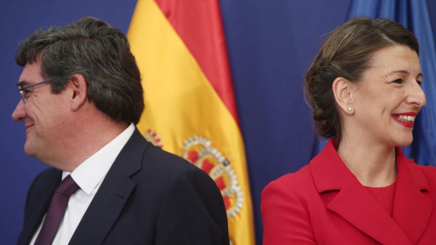 Yolanda Díaz difiere del ministro de Seguridad Social en su plan para demorar la jubilación: "No es el camino correcto"