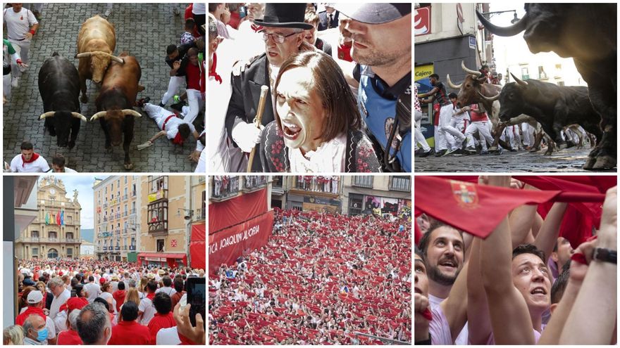 Así ha sido el regreso de los Sanfermines, en imágenes