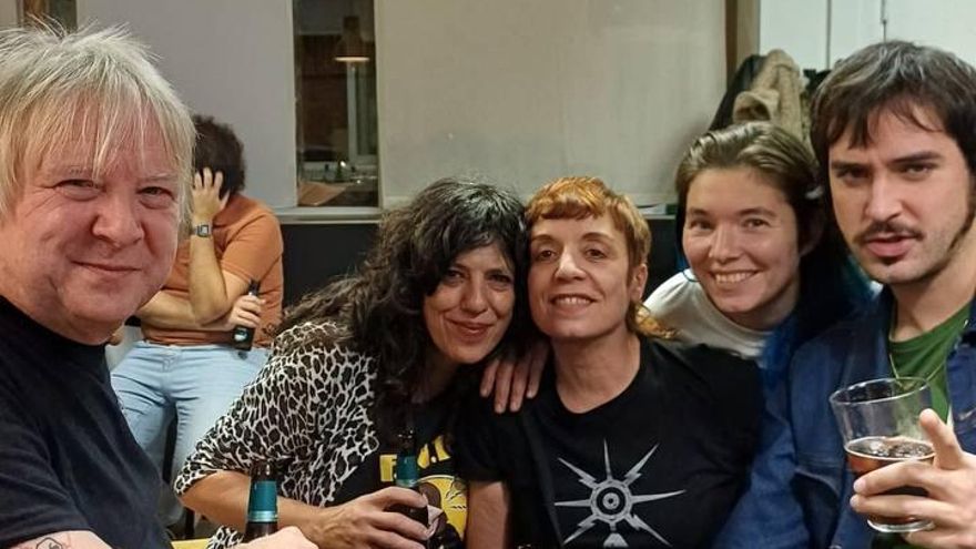 Miembros del Club del Disco de Vallekas