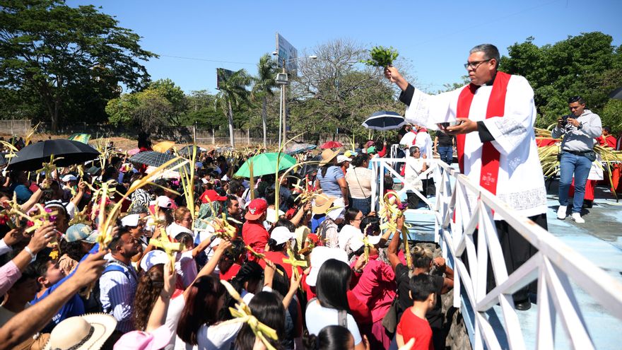 Con palmas y devoción, Nicaragua inicia la Semana Santa con la Procesión del Triunfo