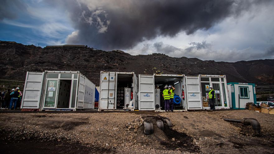 Las desaladoras instaladas en Puerto Naos, La Palma