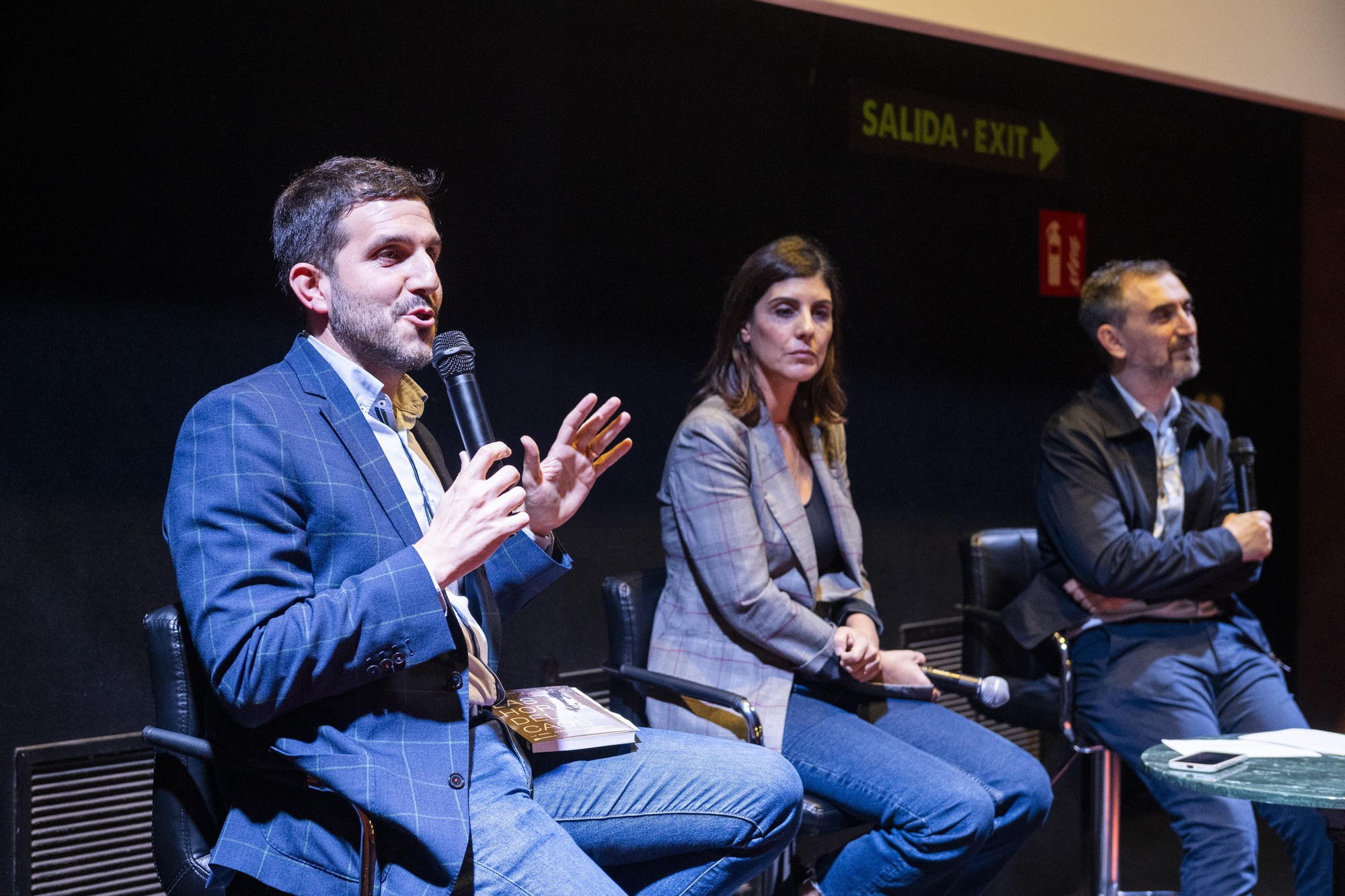 Sergi Pitarch, Raquel Ejerique e Ignacio Escolar