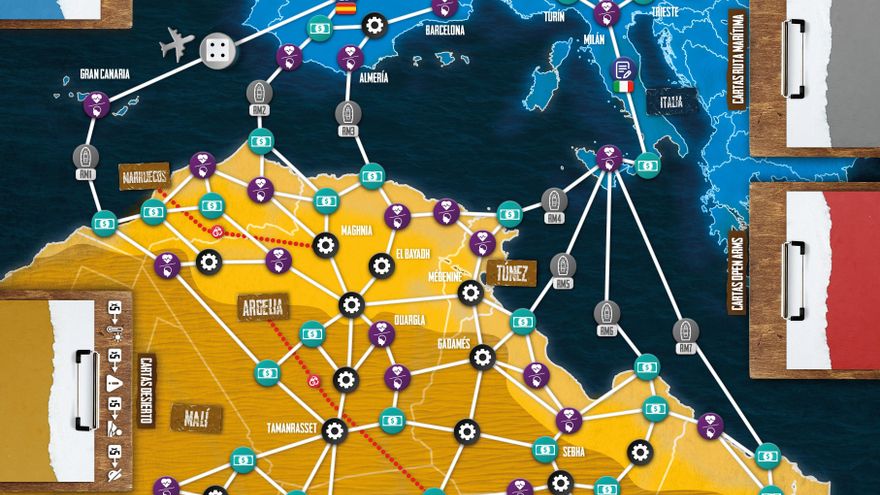 Un Risk de historias reales sobre el tablero de 'Refugio', el juego de mesa que recrea el duro viaje de los migrantes