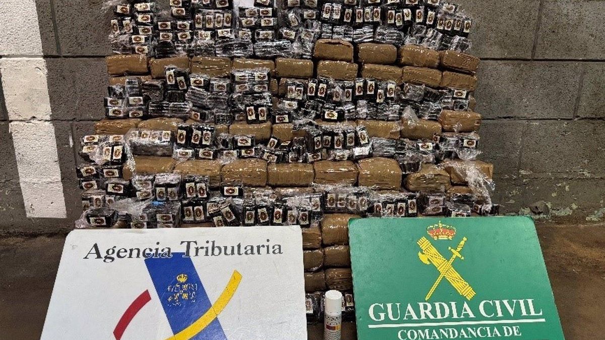 Arrested with 300 kilos of hashish in her car upon disembarking in Tenerife