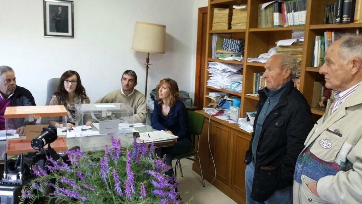El municipio riojano de Villarroya cierra las urnas a las 9.02 horas
