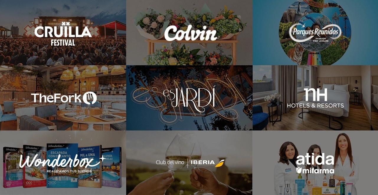 Empresas colaboradoras en la campaña 'Para ti'.