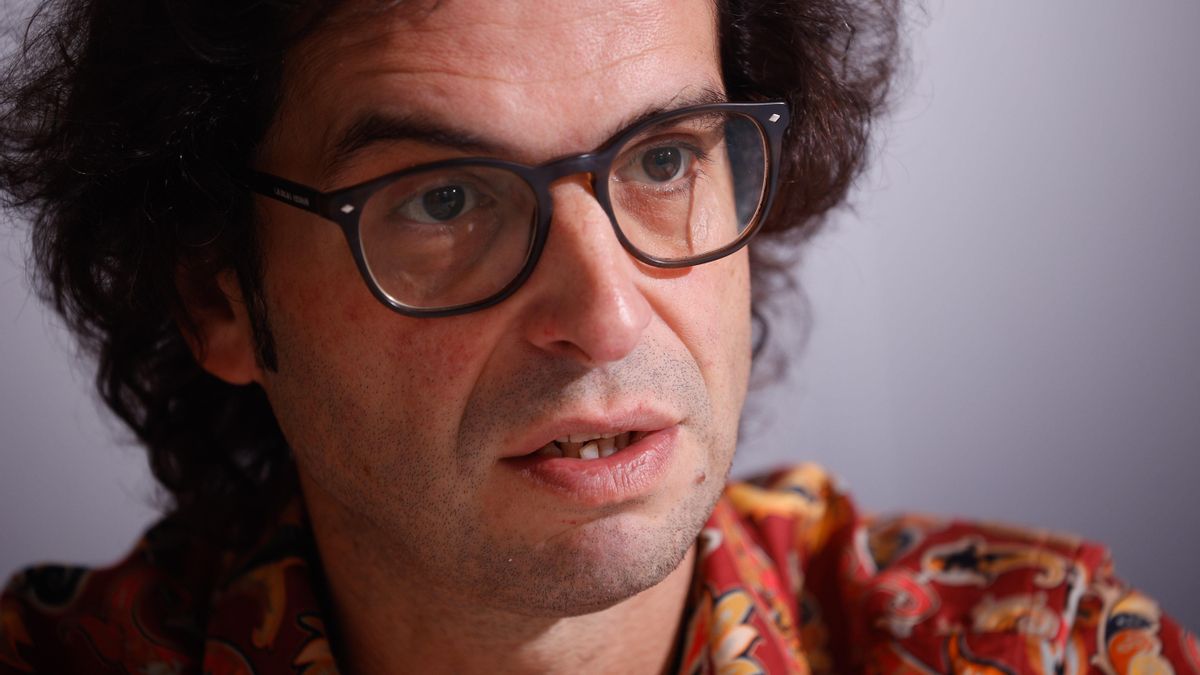 El filósofo Paolo Pecere, durante la entrevista con elDiario.es en las oficinas del CCCB de Barcelona