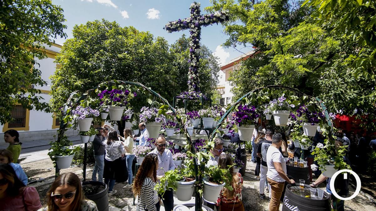 Cruz de mayo de la Hermandad del Císter en la Plaza del Cardenal Toledo