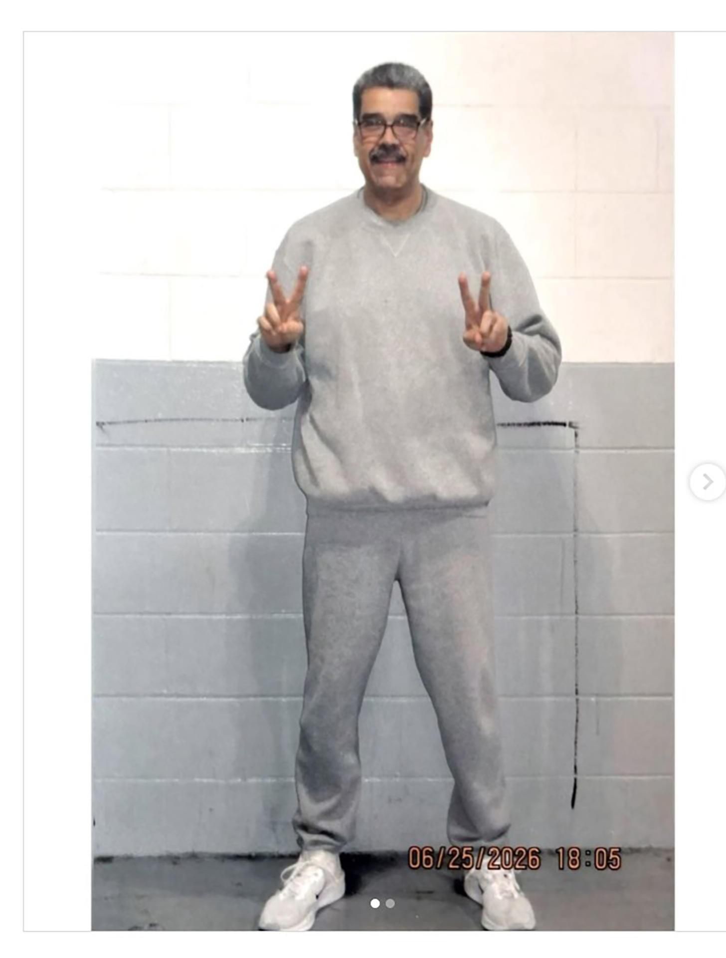 Nicolás Maduro en una de las fotografías hechas públicas en su cuenta de Twitter.