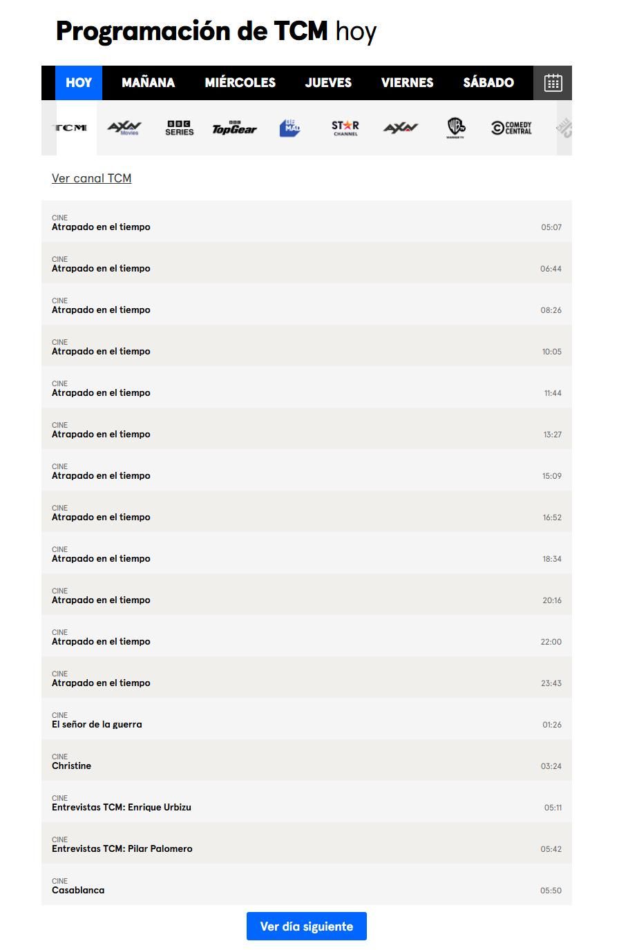 La programación de TCM por el Día de la Marmota