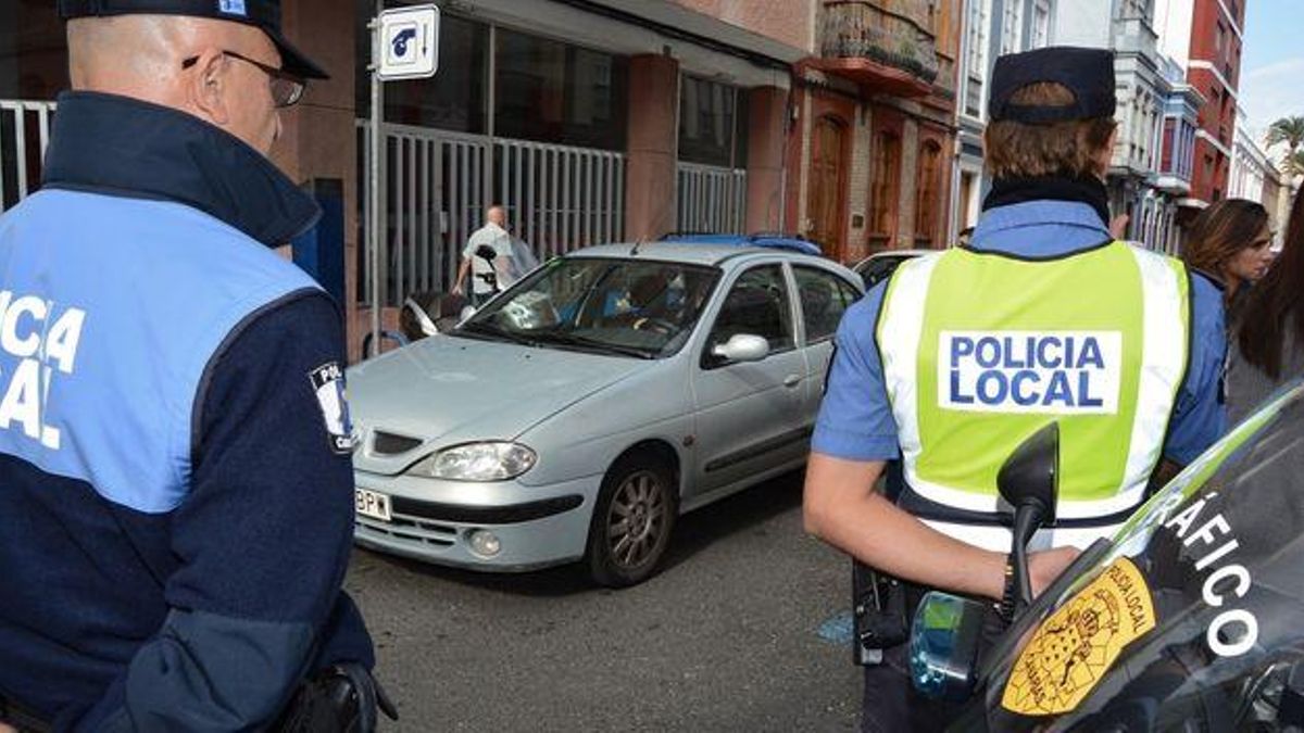 Policía Local de Las Palmas de Gran Canaria. (EUROPA PRESS)