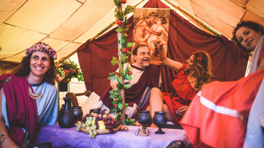 Recreación de banquete