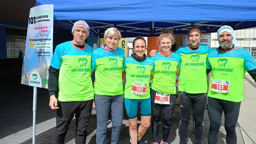 Kilómetros por sonrisas: 6 riojanos viajan a Ronda para correr 101 kilómetros en 24 horas para recaudar fondos para FARO