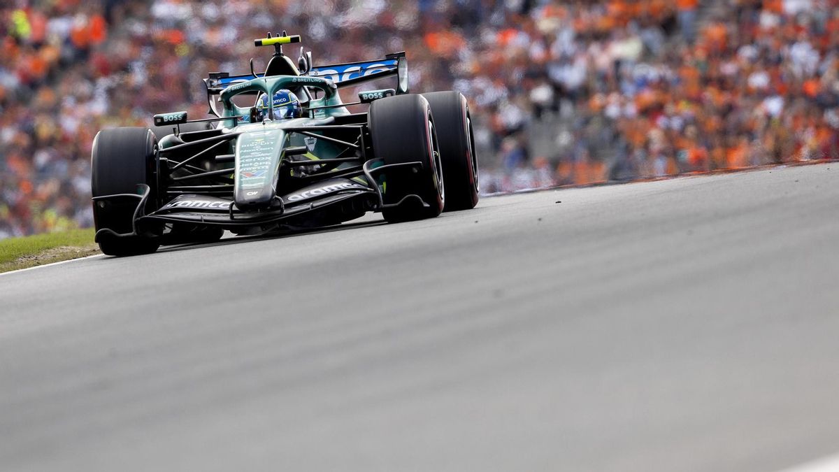 Fernando Alonso durante el Gran Premio de Países Bajos en Zandvoort.