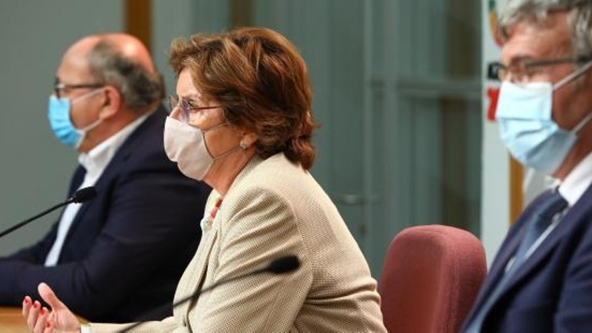 Rueda de prensa de la consejera de Ciudadanía para informar de asuntos de actualidad de los centros de Servicios Sociales.