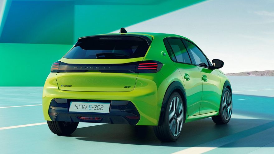 La versión eléctrica del Peugeot 208 alcanza ahora 400 kilómetros de autonomía.