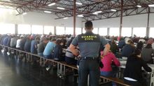 Una imagen de las pruebas de acceso a la Guardia Civil