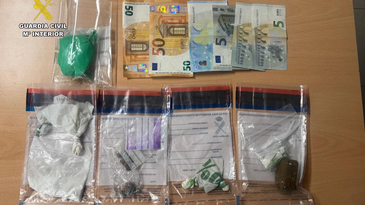 Detenido por tráfico de drogas el pasajero de un taxi pillado con más de 60 gramos de speed en Albelda