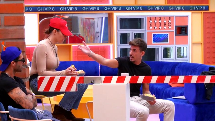 'GH VIP' sí emitió esta vez el gran enfado de Luitingo por un comentario de Pilar Llori, que no se pudo ver en el 24 horas