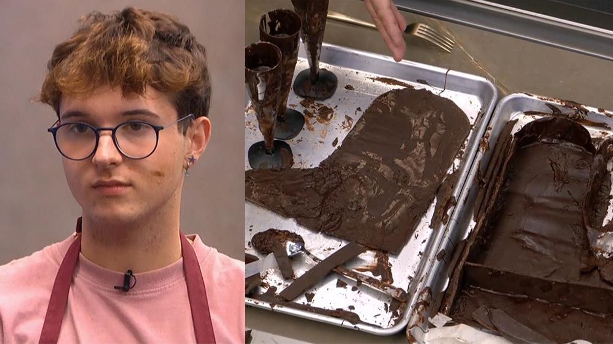 Alberto y su "piano" de chocolate en 'Next Level Chef'