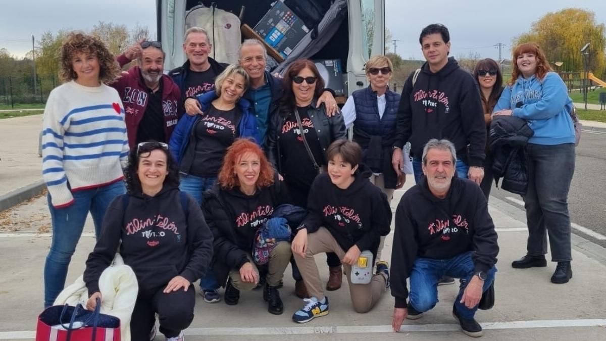 Tilín Telón Teatro Azadinos de camino a Gijón.