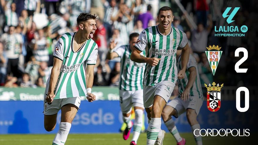 Requena y Fuentes firman la redención perfecta del Córdoba CF en El Arcángel