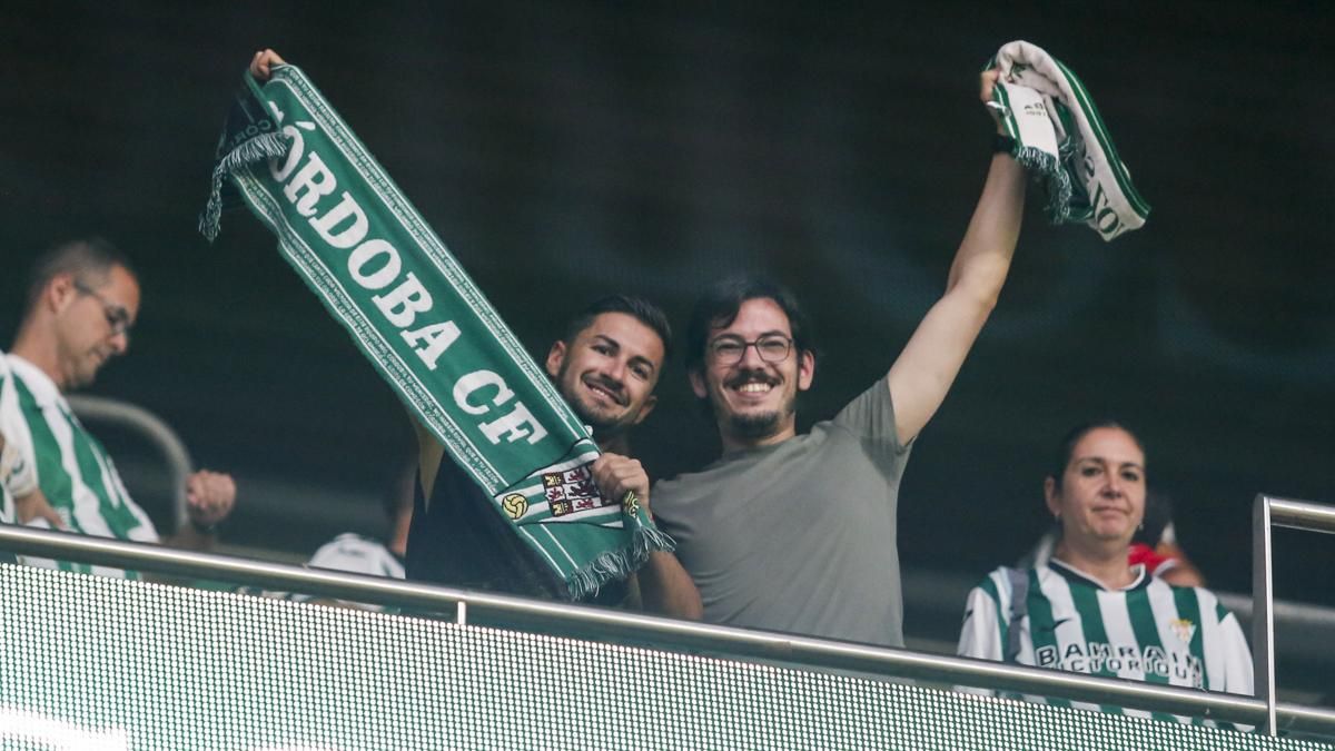 Grada Blanquiverde del Córdoba CF - Granada CF