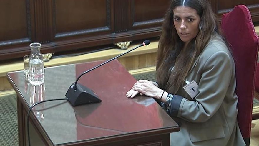 La actual secretaria general de Ineco, Amparo Monterrey, en el juicio del caso mascarillas en el Tribunal Supremo