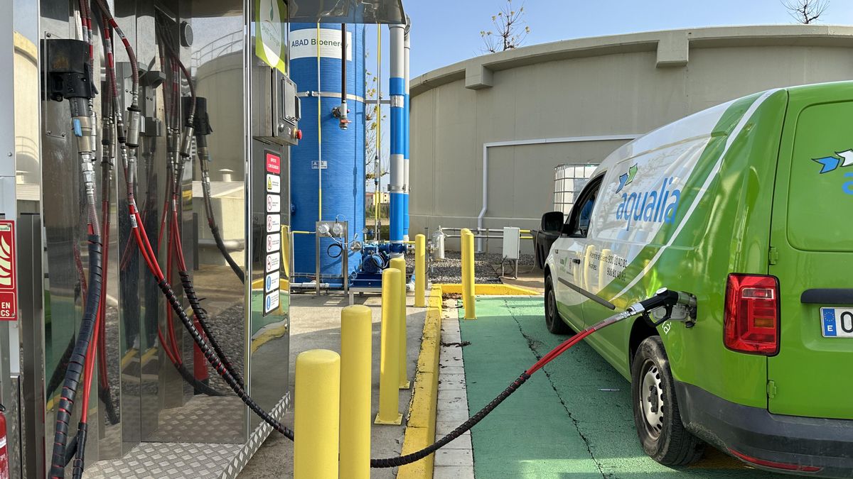 Gasinera instalada en la Estación Depuradora de Aguas Residuales (EDAR) de Lleida.