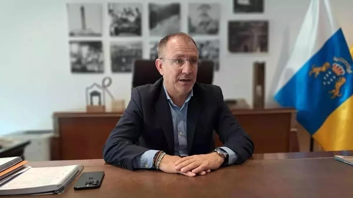 Sergio Rodríguez, presidente del Cabildo de La Palma.