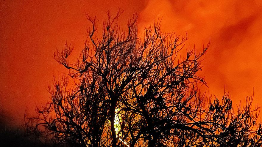 Imágenes del volcán de La Palma. / Fotos: Leandro Betancor Fajardo