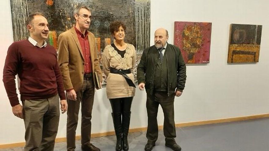Inauguración de la exposición de Anna Tamayo en el Campus del Bierzo.