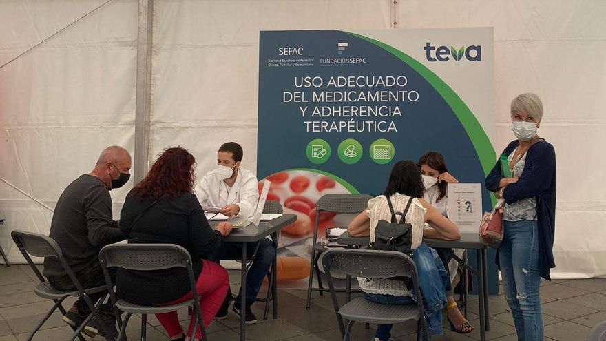 Atención farmacéutica a los habitantes del Valle de Aridane.