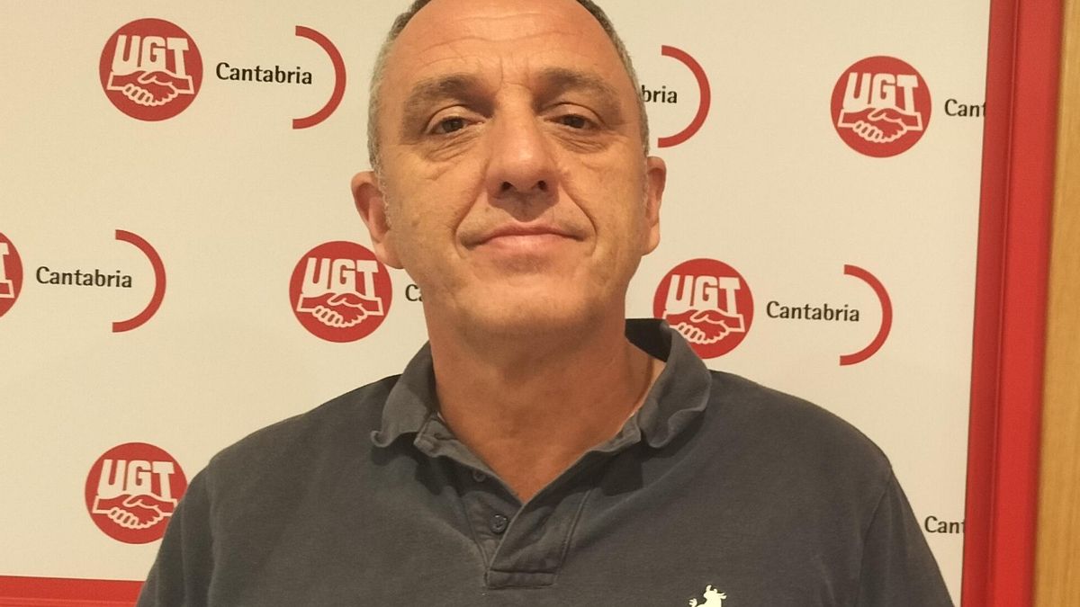 El secretario general de UGT en Cantabria, Mariano Carmona.