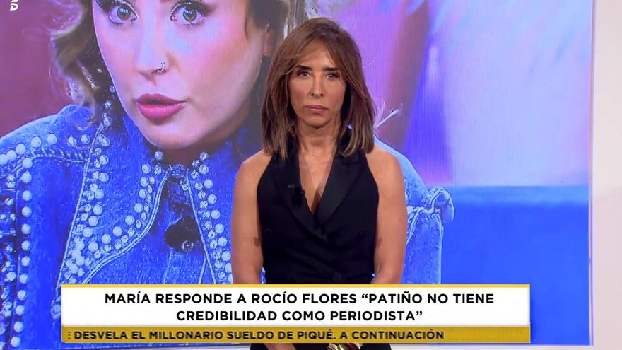 María Patiño responde a las acusaciones de Rocío Flores: "Eres víctima de tu padre"
