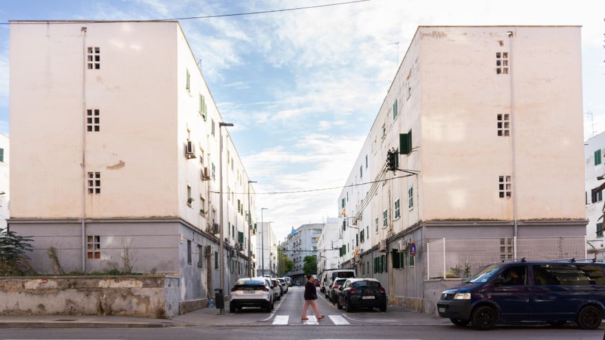 En total, se construyeron 568 viviendas repartidas en 26 bloques homogéneos en Camp Redó