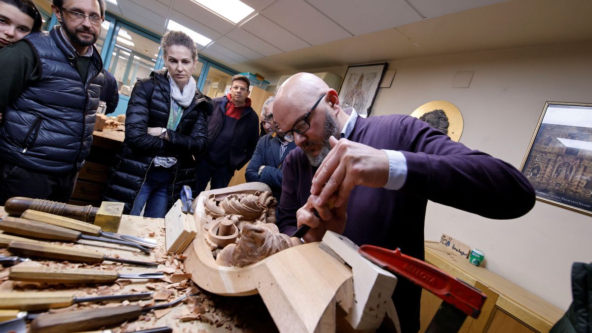 Visita al taller de José Carlos Rubio Valverde