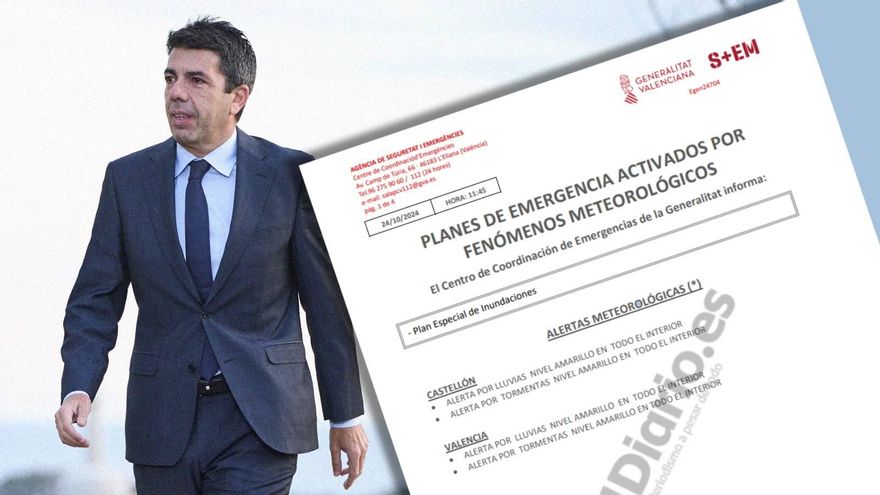 El Gobierno valenciano activó el plan autonómico de inundaciones cinco días antes de la DANA y no lo cumplió
