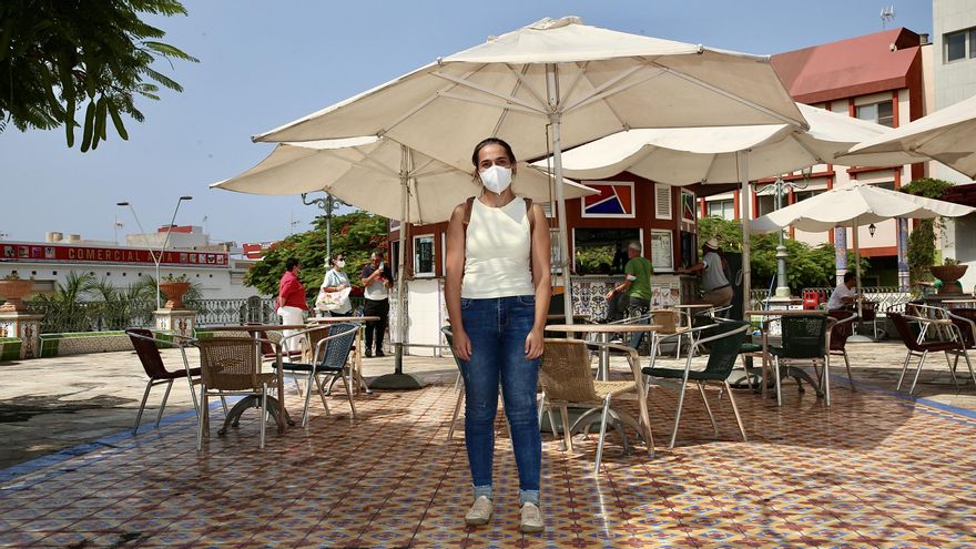 Cecilia Acosta, fisioterapeuta de La Palma