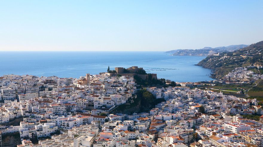 Vista del municipio de Salobreña (Granada).