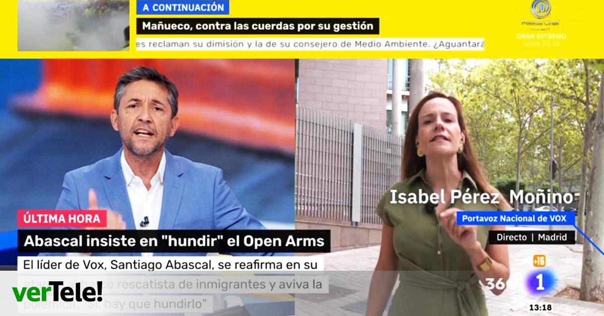 Javier Ruiz repele los ataques personales de la portavoz de Vox en 'Mañaneros': “Yo no le he insultado, usted a mí sí”