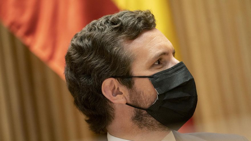 El presidente del Partido Popular, Pablo Casado.