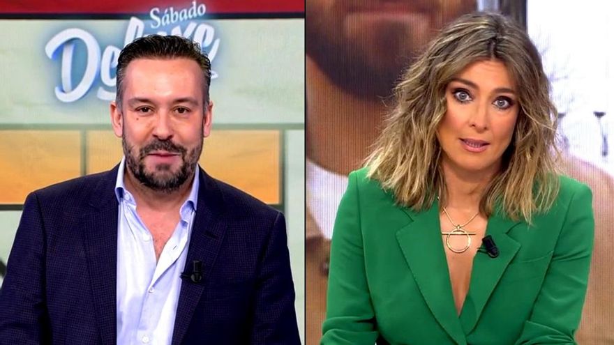 Sandra Barneda saltó a 'Viva la vida' y Kike Calleja improvisó como presentador del 'Deluxe'