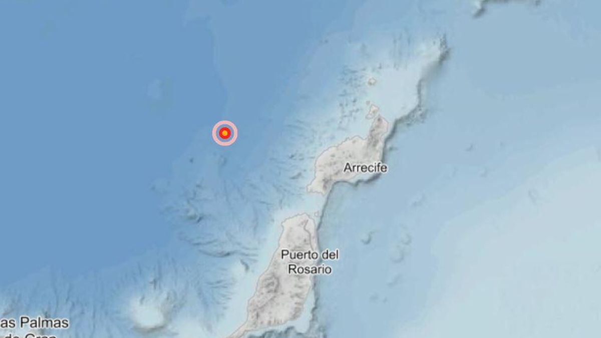 El IGN registra un terremoto de magnitud 3 al oeste de Lanzarote