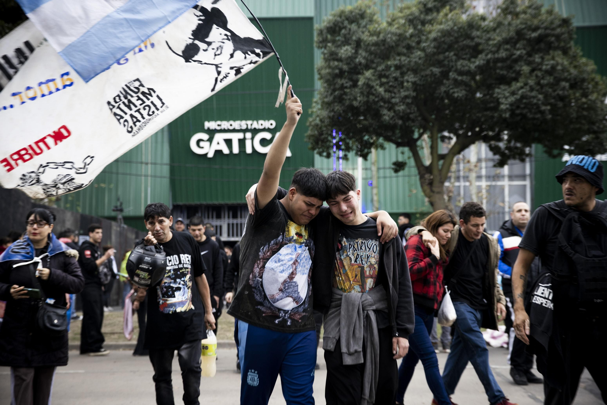 Emoción, respeto, homenajes y un eterno "gracias": la despedida al Indio Solari, en fotos