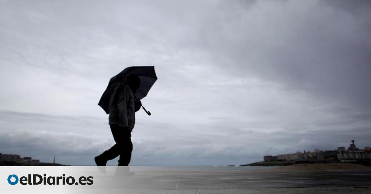 Las lluvias bajan intensidad y se quedan en Galicia y el Cantábrico en una jornada de descenso de temperaturas